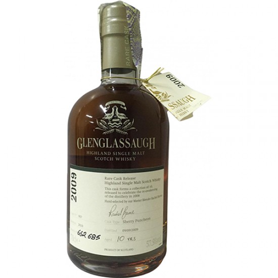 Glenglassaugh 10 Years Old RARE CASK RELEASE 2009 Sherry Puncheon