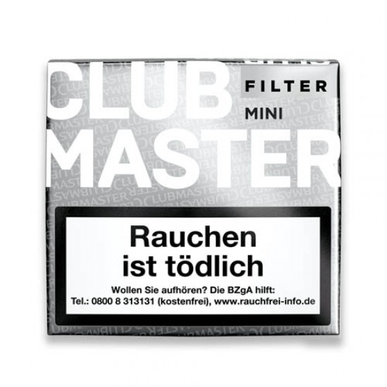 Clubmaster White Mini Filter 20er