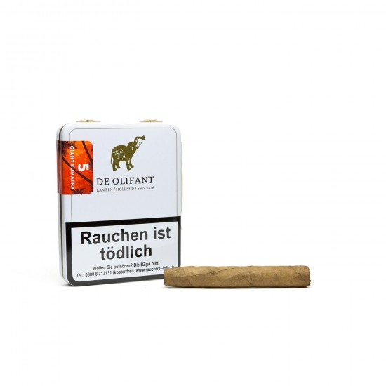 De Olifant Modern Sumatra Giant Cigarillo - 5er