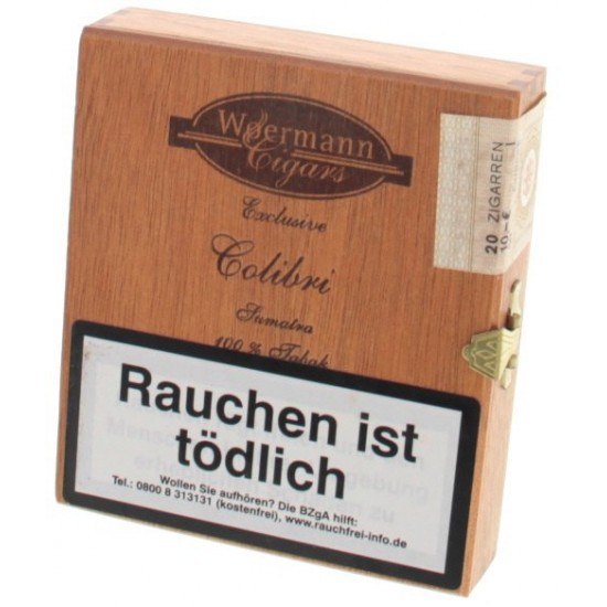Woermann Exclusive Cigarillos - 100% Tabak Colibri Sumatra - 20er