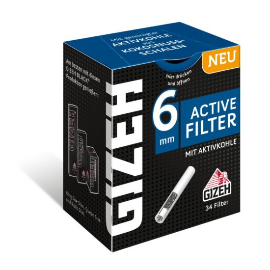 Gizeh Active Filter mit Aktivkohle