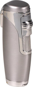 Sky 3-Flammen Zigarrenfeuerzeug Silver mit Bohrer 7mm Schnitt