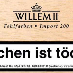 Willem II Fehlfarben Import 200 Sumatra - 100er