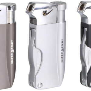 Silver Match Pfeifen-Feuerzeug Piezo