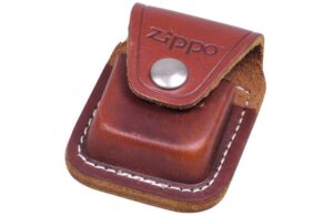 Zippo Feuerzeug Gürteltasche Braun