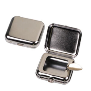 Taschenascher Chrom matt