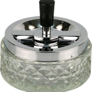 Drehascher Chrom/Glas