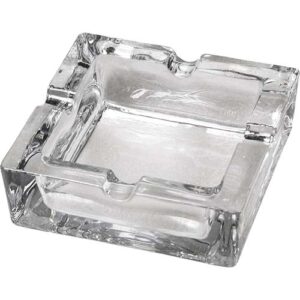 Zigarrenascher Glas quadratisch