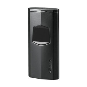 Vector "ICON I" 04 Black Matte Jet Flame Feuerzeug