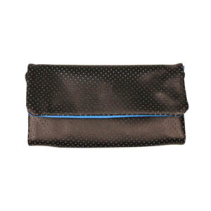 MR Geronimo Drehertasche Leder schwarz-blau