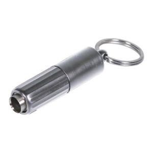 Zigarren-Rundcutter silber satiniert mit 2 Klingen