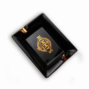Zigarrenaschenbecher Hemmysstyle schwarz/gold