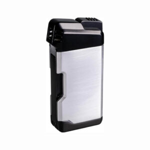 PASSATORE "Henry" Pfeifenfeuerzeug chrom satin/schwarz