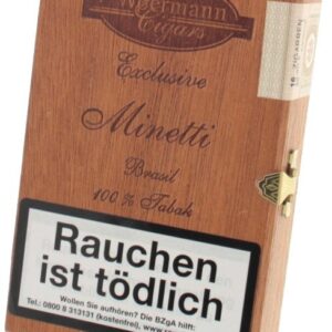 Woermann Exclusive Cigarillos - 100% Tabak Minetti Brasil - 16er