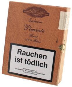 Woermann Exclusive Cigarillos - 100% Tabak Piccante Brasil - 16er