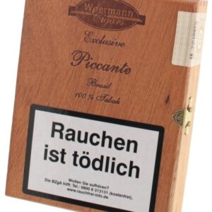 Woermann Exclusive Cigarillos - 100% Tabak Piccante Brasil - 16er
