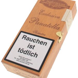 Woermann Exclusive Cigars - 100% Tabak Panatella Sumatra - 10er