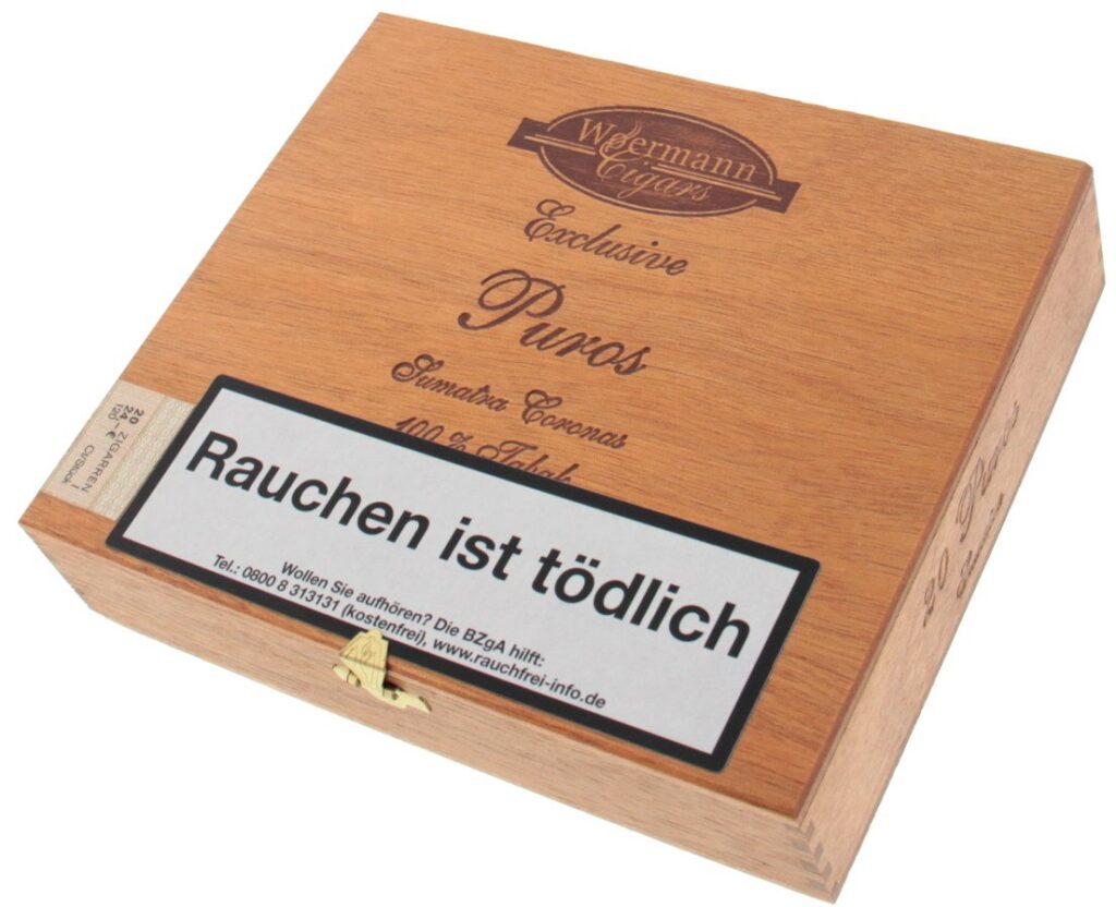 Woermann Exclusive Cigars - 100% Tabak Puros Sumatra - 20er