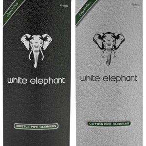 White Elephant Pipe Cleaner Cotton/Bristle