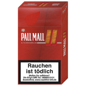 Pall Mall Red XL Filter Zigarillos mit Naturdeckblatt