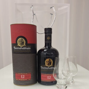 Geschenktasche "Bunnahabhain 12 Jahre" mit 2 Gläsern