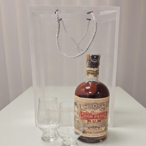 Geschenktasche "Don Papa Rum" mit 2 Gläsern